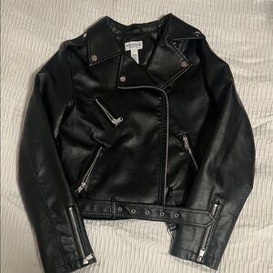 Arizona Black Faux Leather Jacket